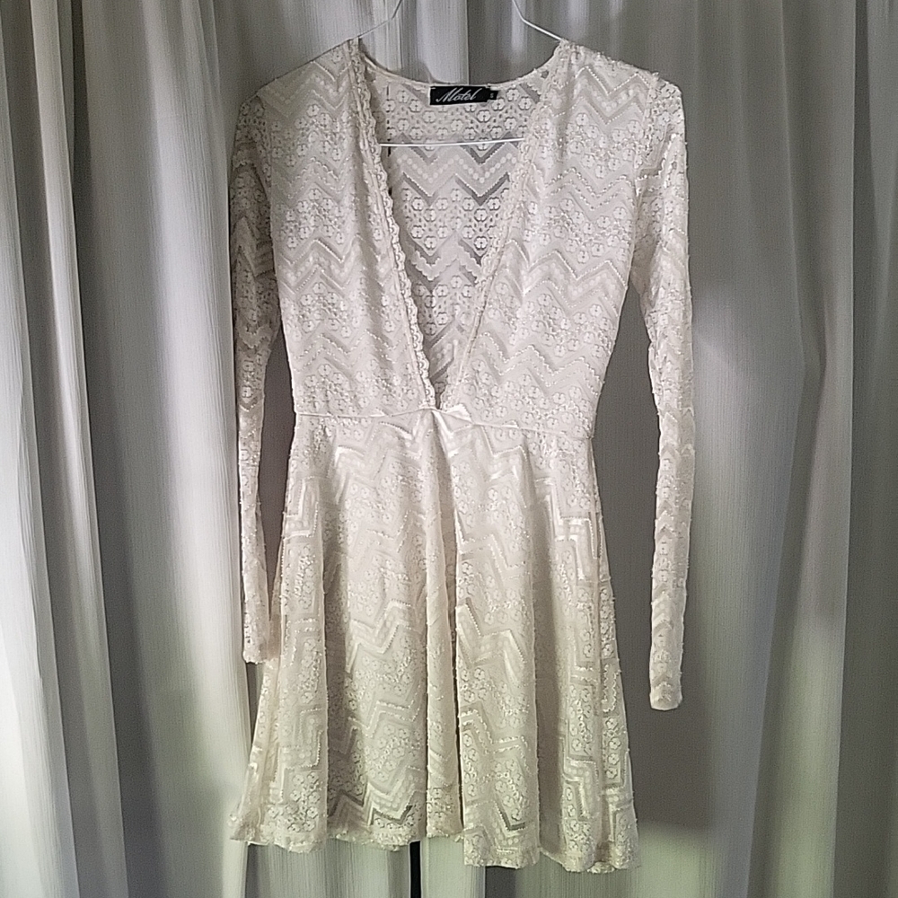 Motel White Mini Dress